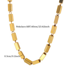 Stainless Steel Jewelry Set Fashion Minimalist Design