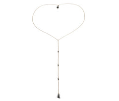 Cadena trasera con forma de gota de agua, personalizada, con flecos largos y diseño geométrico (compra mínima de 2 piezas)