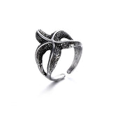 Alloy Punk Jewelry Hip Hop Open Ring
