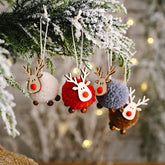 Christmas decoration felt deer pendant elk Christmas tree gift