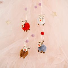 Christmas decoration felt deer pendant elk Christmas tree gift
