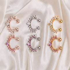 Alloy Diamond False Nose Ring, No Nose