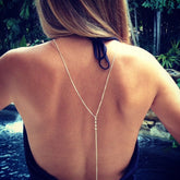 Wholesale Summer clothing accessories, fashion street photography, crystal necklace and body chain