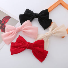 Women's Simple Style Classic Style Bow Knot Cloth Bowknot Hair Clip