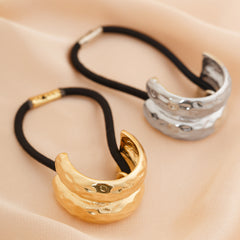 Women's Simple Style Geometric Alloy Plating Hair Tie