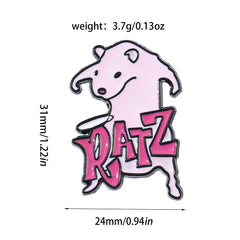 Retro Simple Style Classic Style Animal Letter Metal Men's Brooches