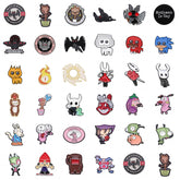 Broches unisex con diseño de zorro, estilo vaquero, de aleación, estampado y barnizado al horno.