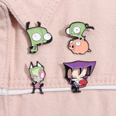 Cartoon Style Cute Cowboy Style Animal Fox Alloy Stamping Stoving Varnish Plating Unisex Brooches