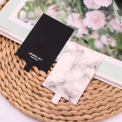 100 piezas de papel con letras, accesorios para el cabello, tarjetas para pulseras, tarjetas para pendientes (cada 100 piezas)