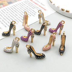 16 * 18 mm Zinc alloy High Heel Pendant