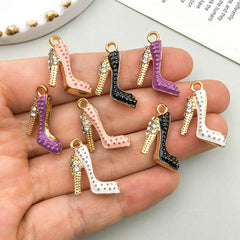 16 * 18 mm Zinc alloy High Heel Pendant