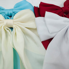 Women's Simple Style Bow Knot Cloth Hair Clip