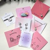 Tarjeta de regalo de papel con degradado de color y letras de estilo simple y elegante (100 unidades)