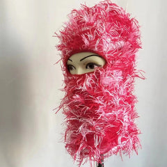 Unisex Streetwear Color Block Solid Color Eaveless Wool Cap