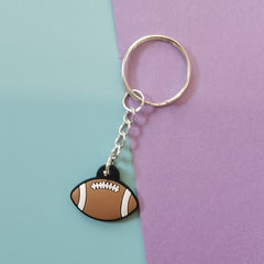 Llavero de goma blanda de PVC, venta al por mayor, llavero de fútbol, colgante de fútbol de dibujos animados, regalo de la Copa del Mundo, juguete (por 100 piezas)