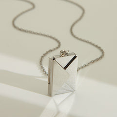 Wholesale Jewelry IG Style Simple Style Commute I Love you envelope 304 Stainless Steel 18K Gold Plated Pendant Necklace