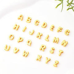 1 pieza/paquete de cuentas pulidas con forma de burbuja de cobre chapadas en oro de 18 quilates de 9,5 x 6 mm, 9,5 x 7,5 mm, 9,5 x 8 mm y 7 x 2 mm.