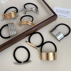 Women's Basic Simple Style Classic Style Irregular Metal Hair Tie