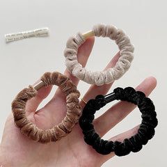 Women's Simple Style Solid Color Cloth Hair Tie