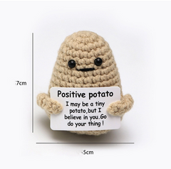 Decoraciones artificiales de hilo de frutas y animales lindos de estilo de dibujos animados