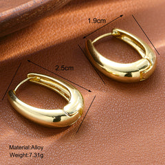 1 Pair Elegant Exaggerated Star Solid Color Flower Alloy Ear Cuffs