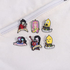 Cartoon Style Cute Cowboy Style Cartoon Character Letter Alloy Stamping Stoving Varnish Plating Unisex Brooches