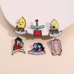 Cartoon Style Cute Cowboy Style Cartoon Character Letter Alloy Stamping Stoving Varnish Plating Unisex Brooches