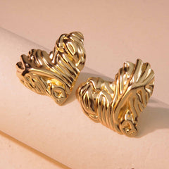 1 Pair Simple Style Commute Geometric 304 Stainless Steel Imitation Gold Ear Studs