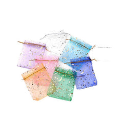 Simple Style Star Moon Organza Daily