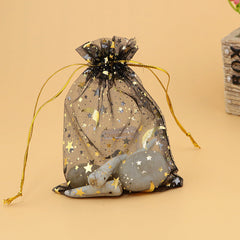 Simple Style Star Moon Organza Daily