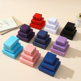 1 joyero informal de color sólido para uso diario y festivo (10 unidades)