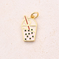 1 pieza/paquete de 15 x 12 mm, 16 x 6 mm, 16 x 9 mm, agujero de 3 a 3,9 mm, cobre chapado en oro de 18 quilates, botas para pastel, zapatos, accesorios de joyería, colgante.