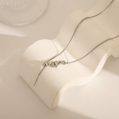 Wholesale Jewelry Basic Commute Solid Color 304 Stainless Steel 18K Gold Plated Necklace