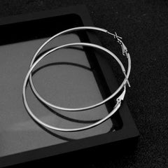 1 Pair Basic Simple Style Classic Style Round 304 Stainless Steel 18K Gold Plated Earrings