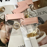 Bolsas de embalaje de joyería transparentes de uso diario de estilo simple de EVA de 1 pieza