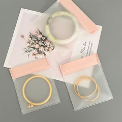 Bolsas de embalaje de joyería transparentes de uso diario de estilo simple de EVA de 1 pieza