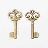1 pieza de aleación de llave, accesorios de joyería, colgante (por 200 piezas)
