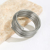 Simple Style Solid Color 304 Stainless Steel Bangle In Bulk
