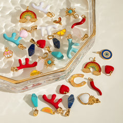 Stainless steel accessories drip DIY pendants Titanium steel accessories