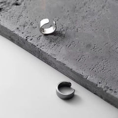 Clips para orejas sin orejas perforadas, pendientes negros, clips para orejas de niño