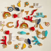 Accesorios de acero inoxidable colgantes de goteo DIY Accesorios de acero de titanio