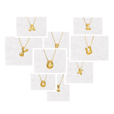 Collar con colgante del alfabeto inglés de hip hop