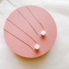 Baroque Pearl Titanium Steel Necklace Women Clavicle Chain