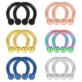 Stainless Steel Nose Ring Titanium Steel C-Type Ear Bone