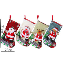 Christmas stockings Christmas gift bags Christmas tree pendants
