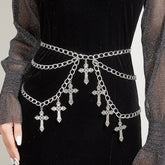 Cross Waist Chain Women's Waist Jewelry Punk Personality Body Chain