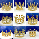 Children's birthday crown headdress Baroque alloy ornaments