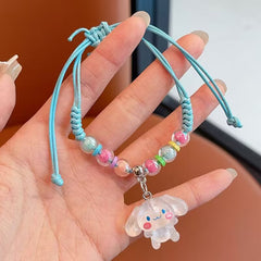 Pulsera infantil con dibujos animados Kulomie, linda pulsera de cuerda de mano de dibujos animados para niñas