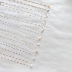 Baroque Pearl Titanium Steel Necklace Women Clavicle Chain