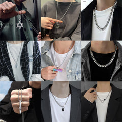 Collarbone Necklace Men's Necklace Hip Hop Jewelry